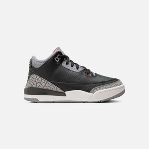 NIKE AIR JORDAN Retro 3 Black Cement Sneakers